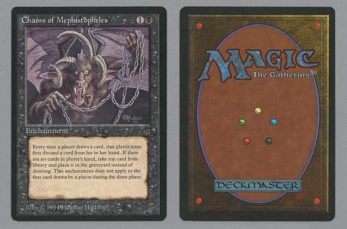 Chains of Mephistopheles mtg card