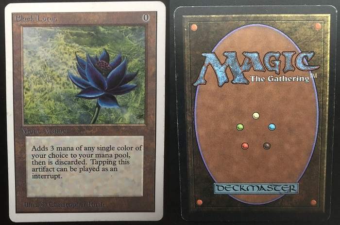 black lotus magic the gathering cards