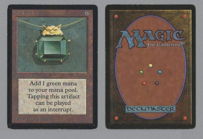mox emerald expensive mtg cards